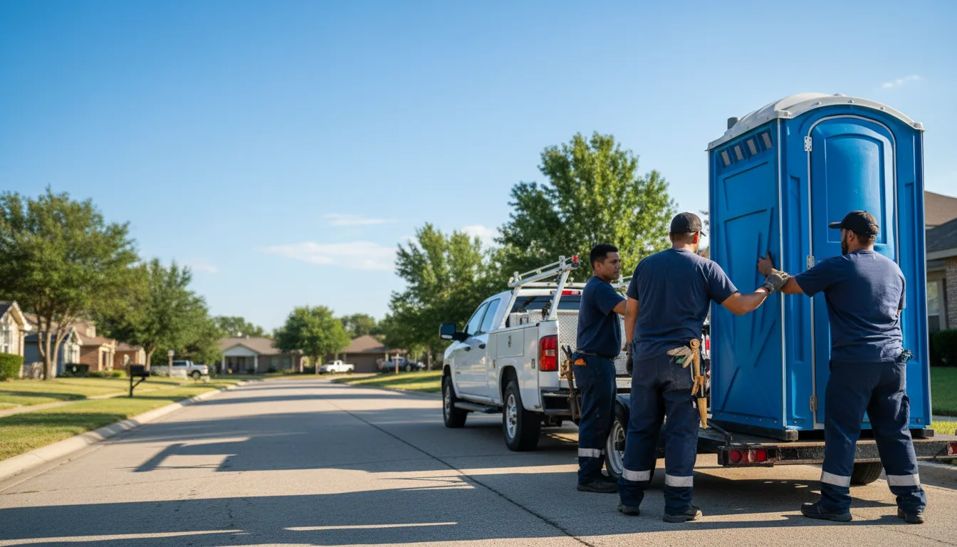 Portable Toilet Rental in Ingram, TX near me